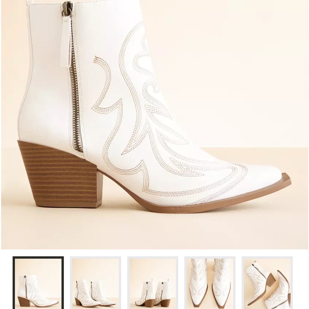 Elegant Beige Ankle Booties